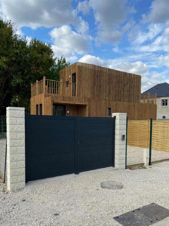 Duplex Atypique En Bois Entre Ville Et Verdures ラ・シャペル・サン・メマン エクステリア 写真